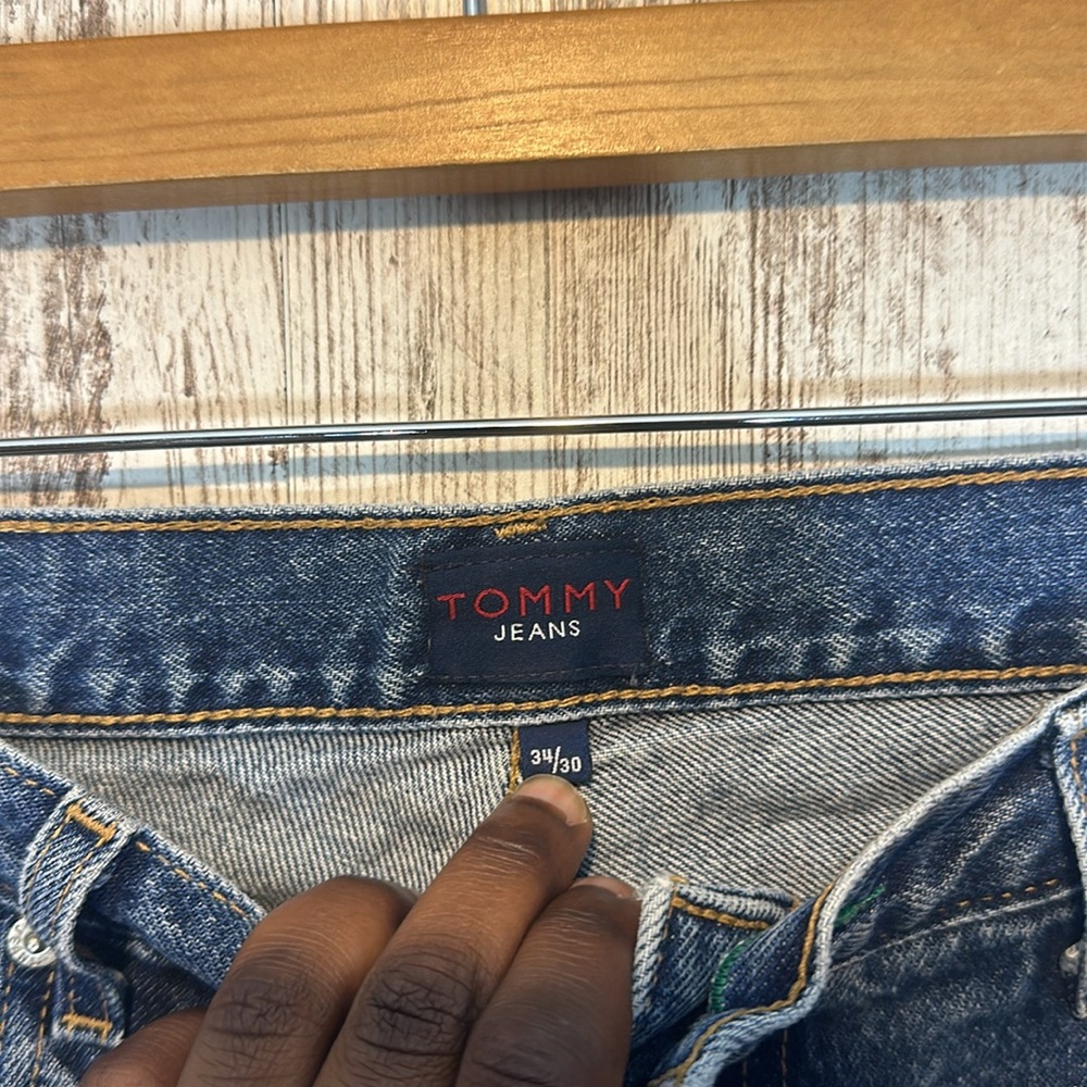Vintage Tommy Hilfiger Tommy Jeans FREEDOM Sz 34/30 - Picture 9 of 13
